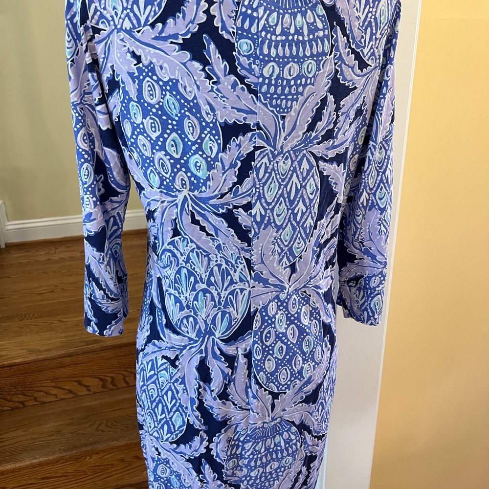 15- Lilly Pulitzer Marlowe Boat Neck T-Shirt Dress - Picture 2 of 4